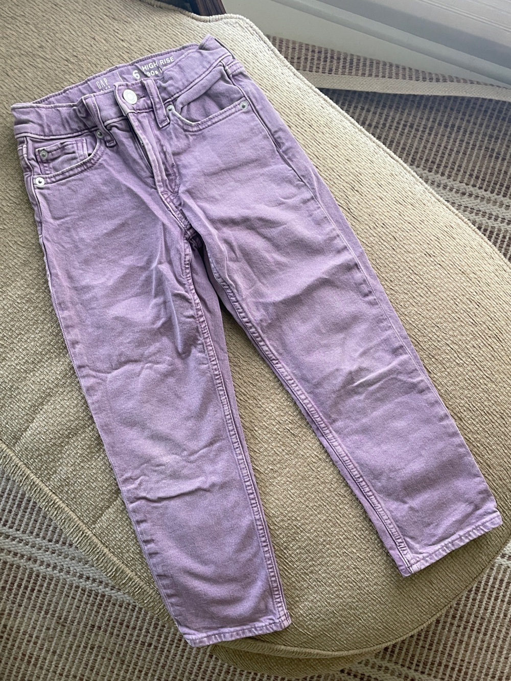 Gap kids 6 purple skinny jeans